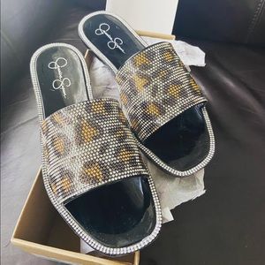 Jessica Simpson Leopard Print Sandals
